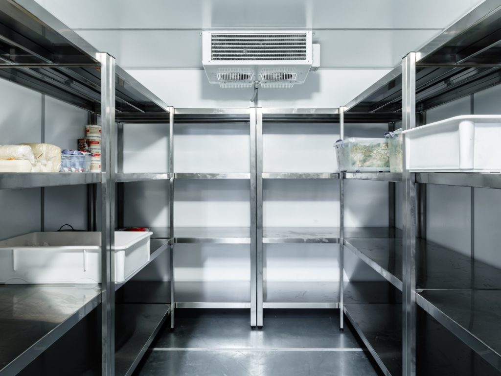 Kitchen Equipment Rental: A picture of a commercial refrigerator